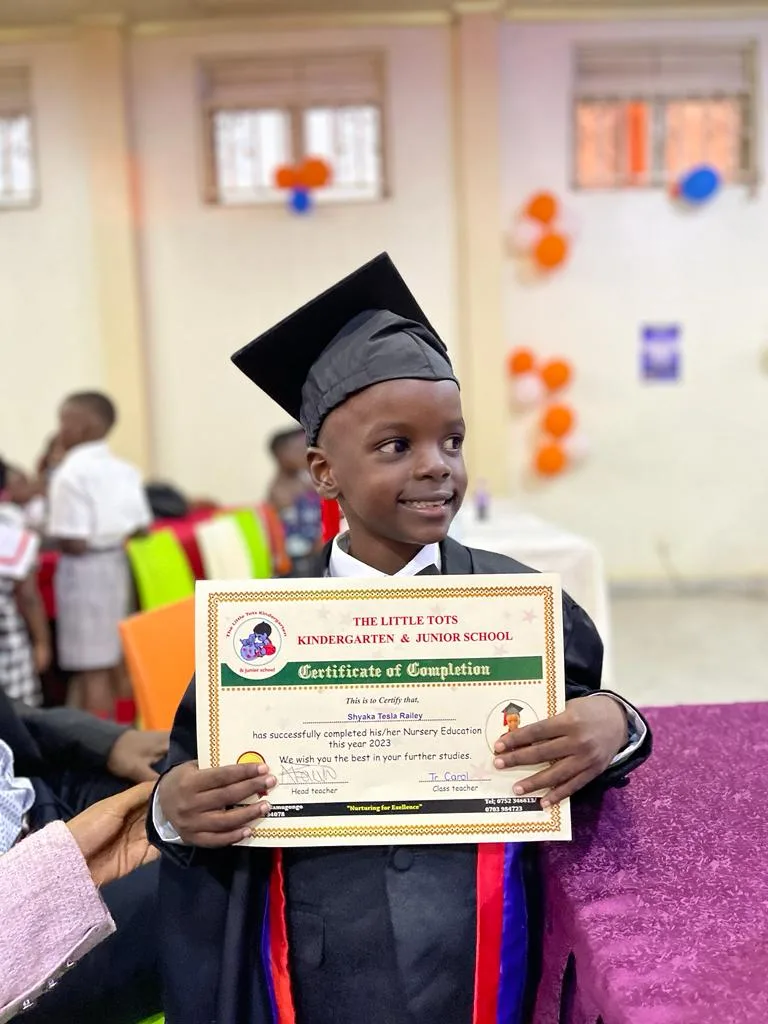 Tesla at his graduation day